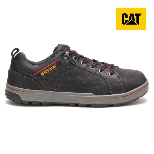 Pánské Pracovní Boty Caterpillar Brode Steel Toe Černé (CZ-9WEZ)